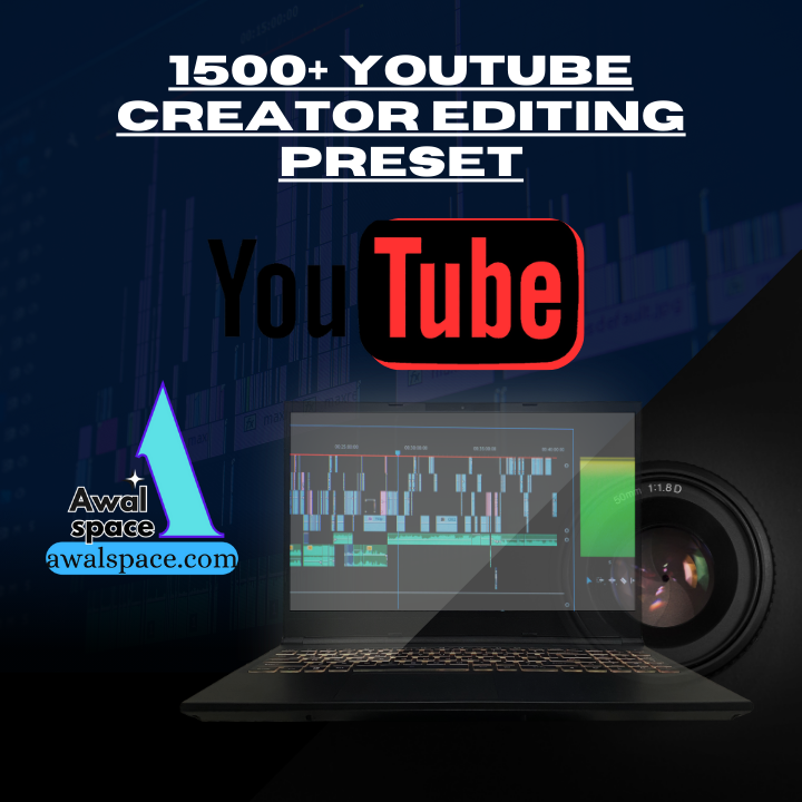1500+ YouTube Creator Editing Preset