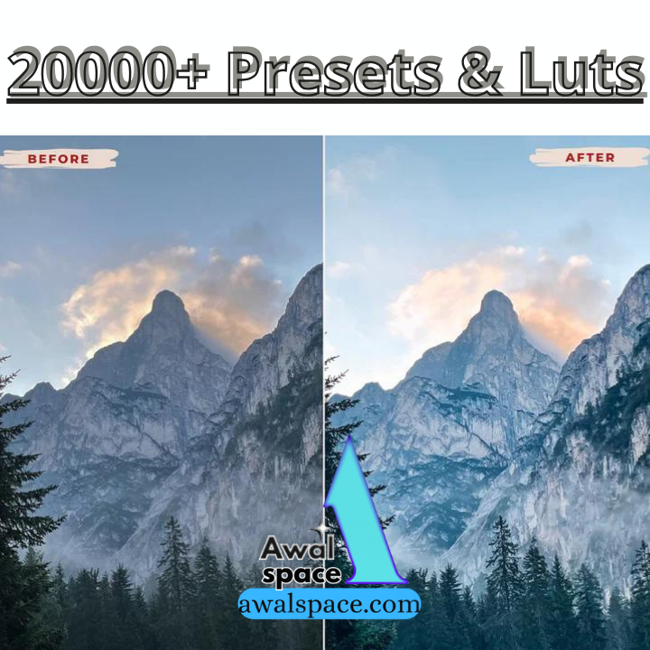 20000+ Presets & Luts