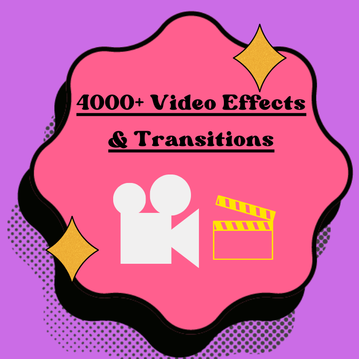 4000+ Video Effects & Transitions