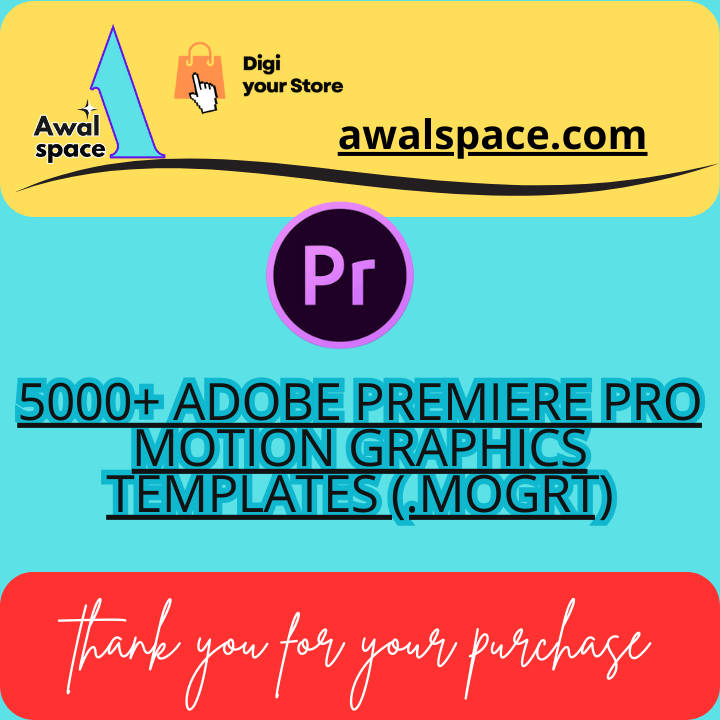 5000+ Adobe Premiere Pro Motion Graphics Templates (.mogrt)
