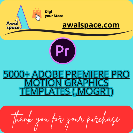 5000+ Adobe Premiere Pro Motion Graphics Templates (.mogrt)